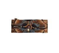 WZYWHJ Native American Painting Printed baby bow headbands and elastic soft hair accessories for newborns and girls