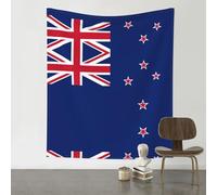 WZYWHJ New Zealand Flag Printed Decorative tapestry 60x51 inch Suitable for wall hanging, dormitory