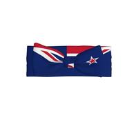 WZYWHJ New Zealand Flag Printing baby bow headbands and elastic soft hair accessories for newborns and girls