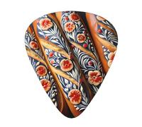 Wzywhj Patterned Bread Printing Guitar Plectrum Easy Grip Uke Picks Holdingï¼Œ Ukulele, Acoustic And Electric Guitarï¼Œ12 Piece
