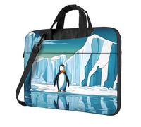 WZYWHJ Penguin Antarctica Ice Prints Ultra-thin portable single-shoulder laptop bag 14 inch computer accessories soft shockproof for laptops