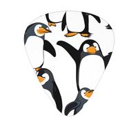 Wzywhj Penguin Dabbing Pattern Guitar Pick Easy Grip Uke Picks For Your Bass, Ukulele, Acoustic And Electric Guitar,12 Piece