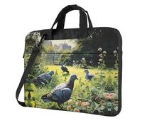 WZYWHJ Pigeons on the grass Printing Ultra-thin portable single-shoulder laptop bag 13 inch computer accessories soft shockproof for laptops