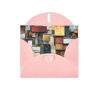 WZYWHJ Pink Holiday Greeting Card for Christmas, Birthday, Anniversary & more Memory Fragments Picture
