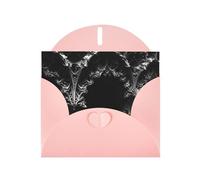 WZYWHJ Pink Holiday Greeting Card for Christmas, Birthday, Anniversary & more Strange buildings Picture