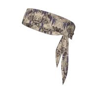 WZYWHJ Purple Ring Beauty Vine Pattern Headbands,Sports Head Tie,Headband for Men and Women,Hair Band for Running Workout Football