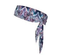 WZYWHJ Quantum Unicorn Pattern Headbands,Sports Head Tie,Headband for Men and Women,Hair Band for Running Workout Football
