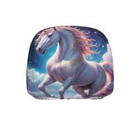 WZYWHJ Quantum Unicorn Prints Seat Head Pillowcase Car Truck General Motors Parts Protective Cover one Pack