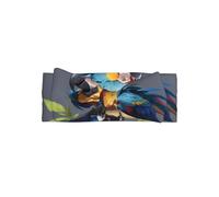 WZYWHJ Quiet Parrot Pattern baby bow headbands and elastic soft hair accessories for newborns and girls