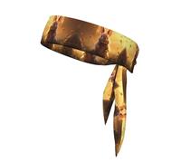 WZYWHJ rabbit background Printed Headbands,Sports Head Tie, Headband for Men and Women, Hair Band for Running Workout Football