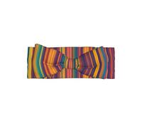 WZYWHJ Rainbow Color stripe Pattern baby bow headbands and elastic soft hair accessories for newborns and girls