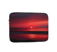 WZYWHJ Red Sunset at Dusk Printing Shockproof Portable Laptop Sleeve Case 13 inch for Men and Women Business Travel, School, Office Daily Use