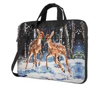 WZYWHJ Silly Roe Deer Picture Ultra-thin portable single-shoulder laptop bag 13 inch computer accessories soft shockproof for laptops