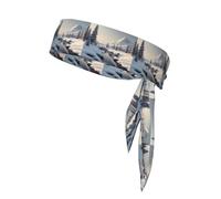 WZYWHJ Simple snow scene Pattern Headbands,Sports Head Tie,Headband for Men and Women,Hair Band for Running Workout Football