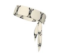 WZYWHJ Simple Zebra Pattern Headbands,Sports Head Tie,Headband for Men and Women,Hair Band for Running Workout Football