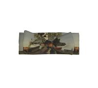 WZYWHJ Skeleton pulling carrots Printed baby bow headbands and elastic soft hair accessories for newborns and girls