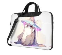 WZYWHJ Sloth wearing a hat Printed Laptop Bag - with Soft Interior, Multiple Pockets - Ideal for Men, Travel and Business, Black, 13 inch