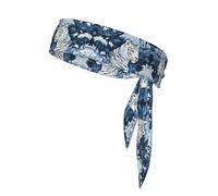 WZYWHJ snow white tiger Printing Headbands,Sports Head Tie,Headband for Men and Women,Hair Band for Running Workout Football