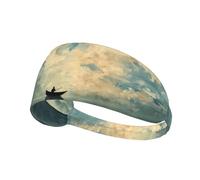 WZYWHJ Soft and Absorbent Headband for Red Basketball Workout - Ideal Hair Accessory for Yoga, Running, and More! Boat on the horizon Prints