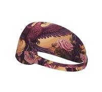 WZYWHJ Soft and Absorbent Headband for Red Basketball Workout - Ideal Hair Accessory for Yoga, Running, and More! Phoenix and Rose Picture