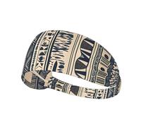 WZYWHJ Soft and Absorbent Headband for Red Basketball Workout - Ideal Hair Accessory for Yoga, Running, and More! African Peoples Illustration Printed