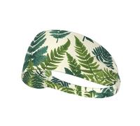 WZYWHJ Soft and Absorbent Headband for Red Basketball Workout - Ideal Hair Accessory for Yoga, Running, and More! Encyclopedia of Ferns Prints