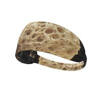 WZYWHJ Soft and Absorbent Headband for Red Basketball Workout - Ideal Hair Accessory for Yoga, Running, and More! Lunar Mycelium Web Picture