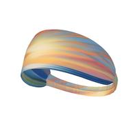 WZYWHJ Soft and Absorbent Headband for Red Basketball Workout - Ideal Hair Accessory for Yoga, Running, and More! Coastal Evening Breeze Picture