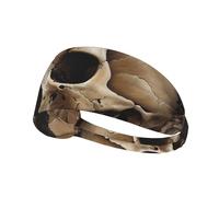 WZYWHJ Soft and Absorbent Headband for Red Basketball Workout - Ideal Hair Accessory for Yoga, Running, and More! Skull in The Pit Printed