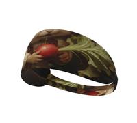 WZYWHJ Soft and Absorbent Headband for Red Basketball Workout - Ideal Hair Accessory for Yoga, Running, and More! The Little Rabbit pulls The Radish Printed