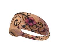 WZYWHJ Soft and Absorbent Headband for Red Basketball Workout - Ideal Hair Accessory for Yoga, Running, and More! Red Vines Picture
