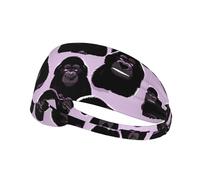 WZYWHJ Soft and Absorbent Headband for Red Basketball Workout - Ideal Hair Accessory for Yoga, Running, and More! Gorillas Picture