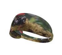 WZYWHJ Soft and Absorbent Headband for Red Basketball Workout - Ideal Hair Accessory for Yoga, Running, and More! Small mushrooms on the camera Printed