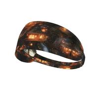 WZYWHJ Soft and Absorbent Headband for Red Basketball Workout - Ideal Hair Accessory for Yoga, Running, and More! Fairy Tale World Pattern