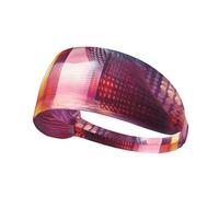 WZYWHJ Soft and Absorbent Headband for Red Basketball Workout - Ideal Hair Accessory for Yoga, Running, and More! Quantum Cube Picture