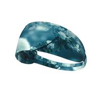 WZYWHJ Soft and Absorbent Headband for Red Basketball Workout - Ideal Hair Accessory for Yoga, Running, and More! Fox in the Snow Printing