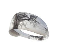 WZYWHJ Soft and Absorbent Headband for Red Basketball Workout - Ideal Hair Accessory for Yoga, Running, and More! Dead Trees Full of Spider webs Printing