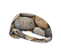 WZYWHJ Soft and Absorbent Headband for Red Basketball Workout - Ideal Hair Accessory for Yoga, Running, and More! petoskey stone Printed