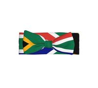 WZYWHJ South African flag Pattern baby bow headbands and elastic soft hair accessories for newborns and girls