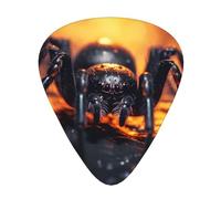Wzywhj Spider In The Light Printed Guitar Picks 12 Piece, Easy Grip Uke Picks Hold In One'S Hands, Ukulele, Acoustic Or Electric Electric Guitar