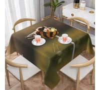 WZYWHJ Square decorative tablecloth 54"x54" tablecloths coffee table cloths Washable and reusable Bee on a lollipop Printing