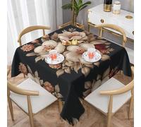 WZYWHJ Square decorative tablecloth 54"x54" tablecloths coffee table cloths Washable and reusable Fleur de Luxe Prints