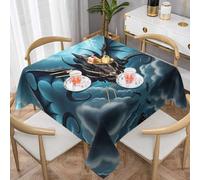 WZYWHJ Square decorative tablecloth 54"x54" tablecloths coffee table cloths Washable and reusable Flying Dragon Printing