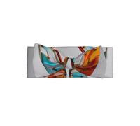 WZYWHJ Stained glass wings Printed baby bow headbands and elastic soft hair accessories for newborns and girls