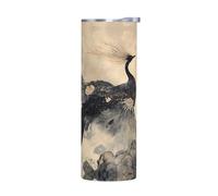 WZYWHJ Stainless Steel Mug 20oz for Coffee, Office, Car, Sports, and Home Use Without Accessories Ink Phoenix Picture