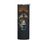 WZYWHJ Stainless Steel Mug 20oz for Coffee, Office, Car, Sports, and Home Use Without Accessories King of The Forest Picture