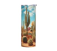 WZYWHJ Stainless Steel Mug 20oz - Quality Eco-Friendly Cup with Sealable Lid and Insulation Effect Without Accessories The territory of the cactus Printed