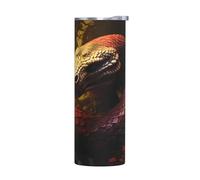 WZYWHJ Stainless Steel Mug 20oz - Quality Eco-Friendly Cup with Sealable Lid and Insulation Effect Without Accessories The giant forest python Printed