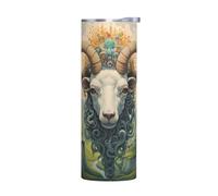 WZYWHJ Stainless Steel Mug 20oz - Quality Eco-Friendly Cup with Sealable Lid and Insulation Effect Without Accessories The leader of the valley Printed