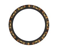 WZYWHJ Steering Wheel Cover - Protects and Decorates Your Car - Easy Installation - Suitable for Cars, SUVs, ATVs, and Trucks Symmetrical circuit Picture
